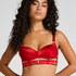 Biustonosz bralette Noeki, Czerwony