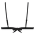 Pride triangle bikini top, Czarny