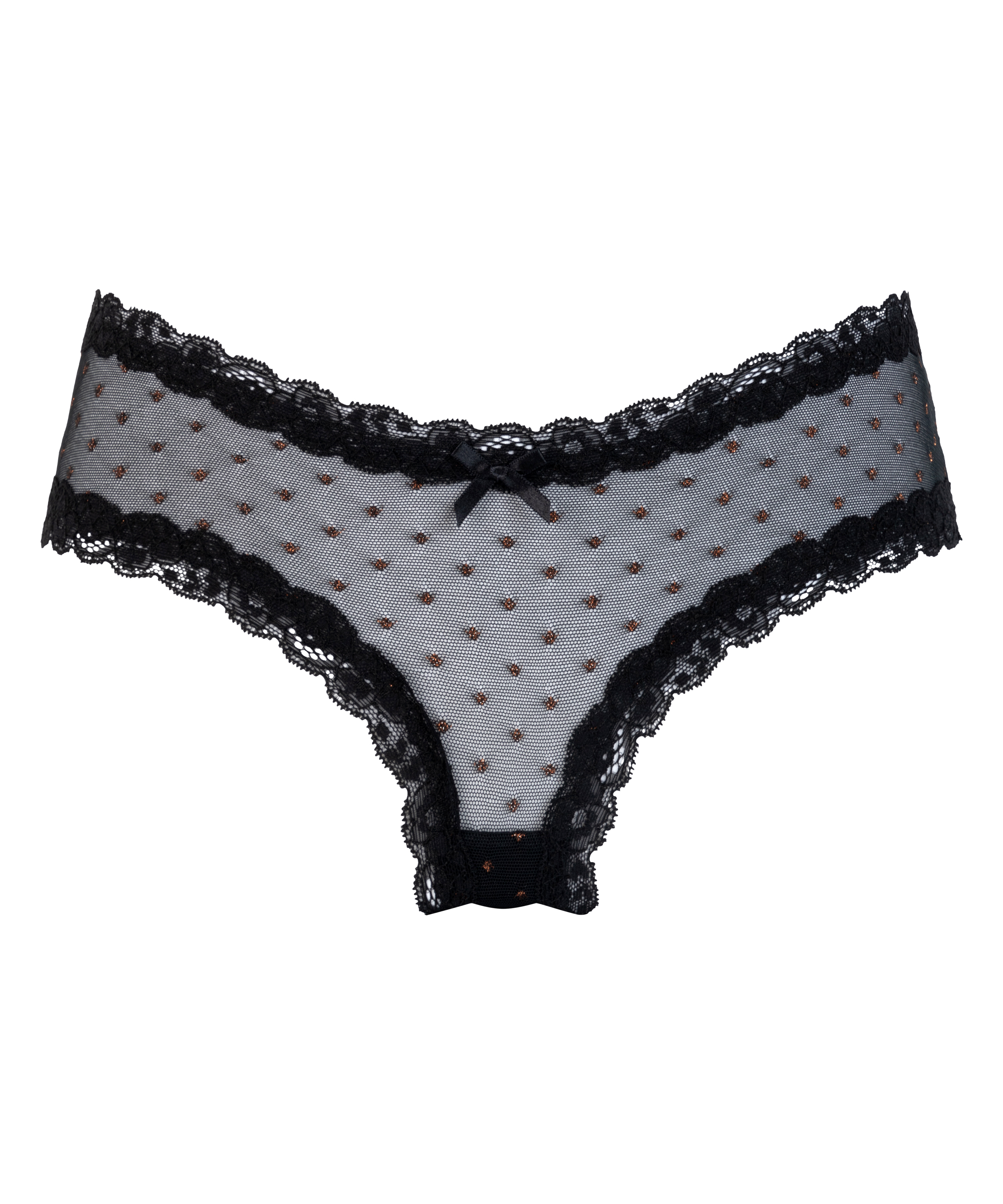 Brazyliany V-shape Mesh, Czarny, main
