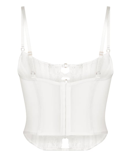 Biustonosz Bustier Kristina, Biały