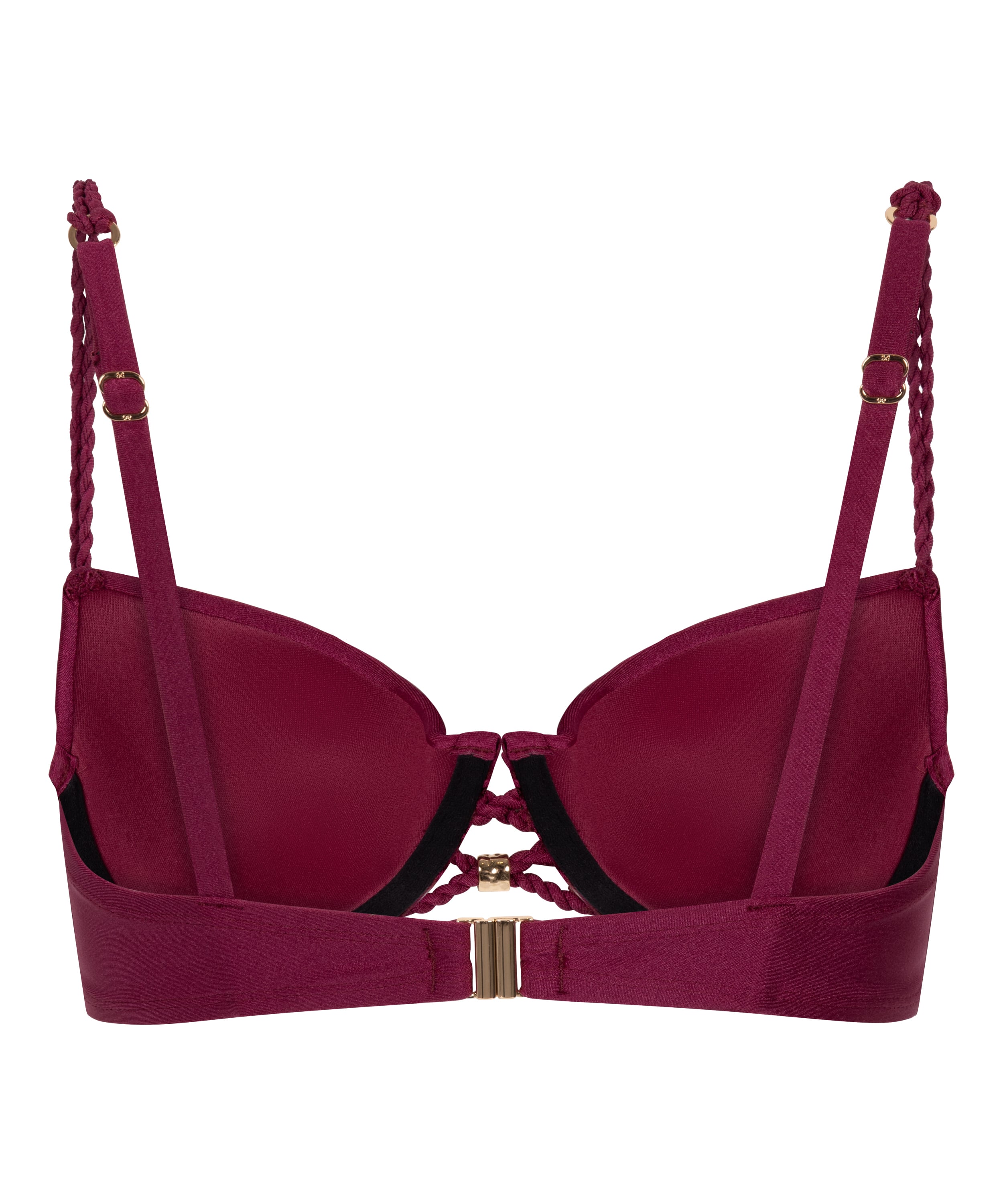 Usztywniany top bikini z fiszbinami Marrakech, Czerwony, main