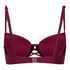 Usztywniany top bikini z fiszbinami Marrakech, Czerwony