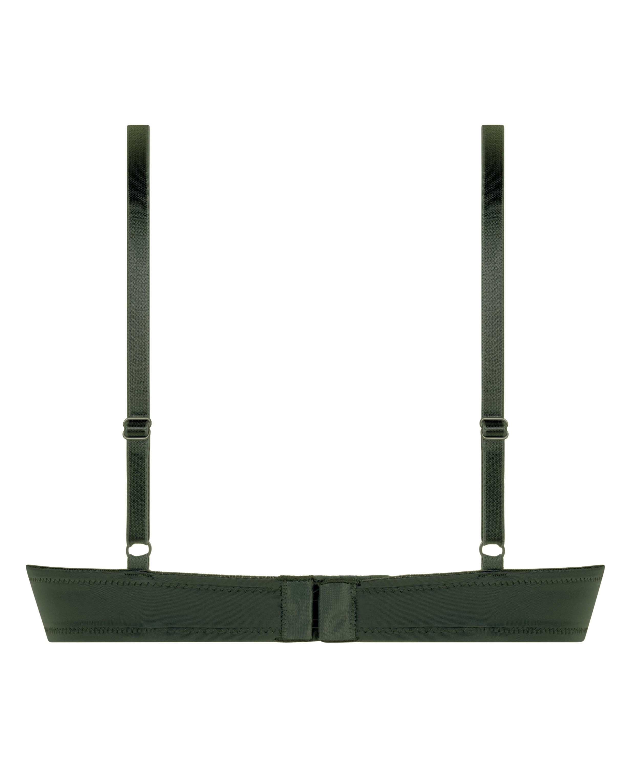 ﻿Biustonosz usztywniany z fiszbinami Plunge, Zielony, main