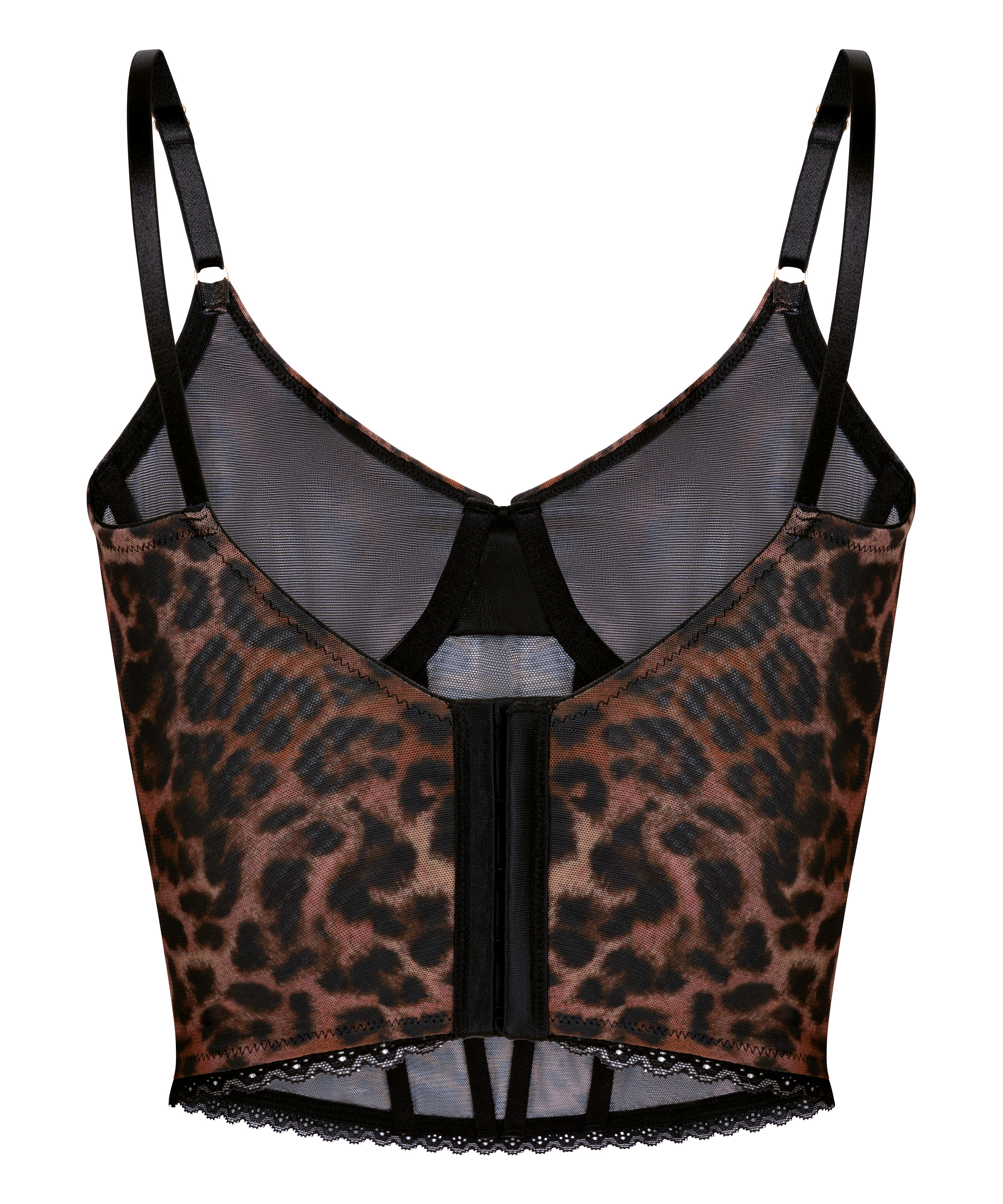 Biustonosz Ella Z Fiszbinami Bez Wkładek, Brązowy, main