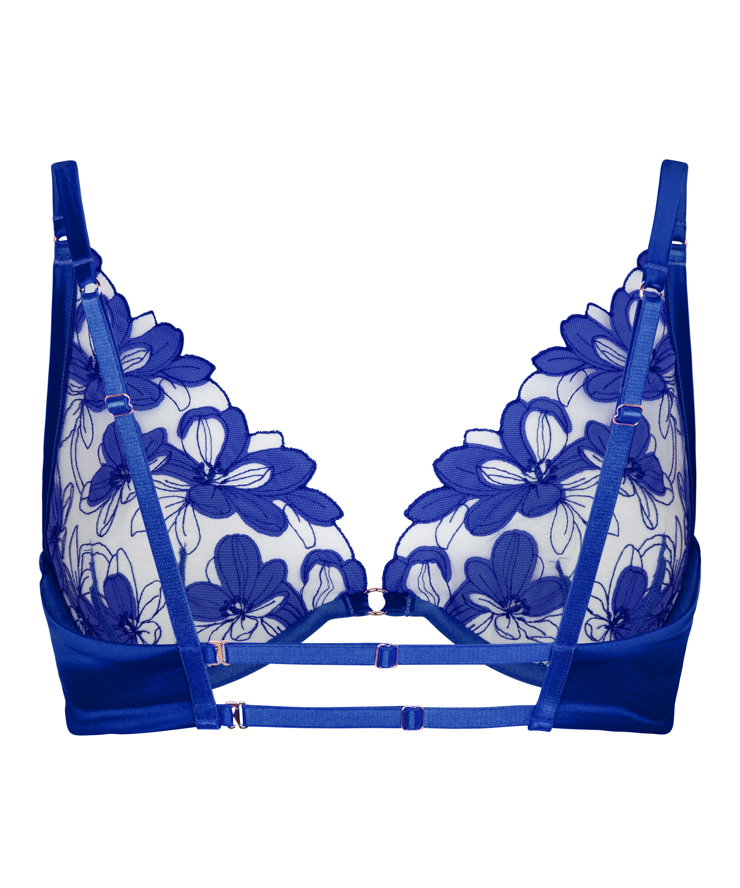 Stringi High Waisted Highleg Beatrice, Niebieski, main