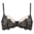 Non-padded underwired bra Kimber, Czarny