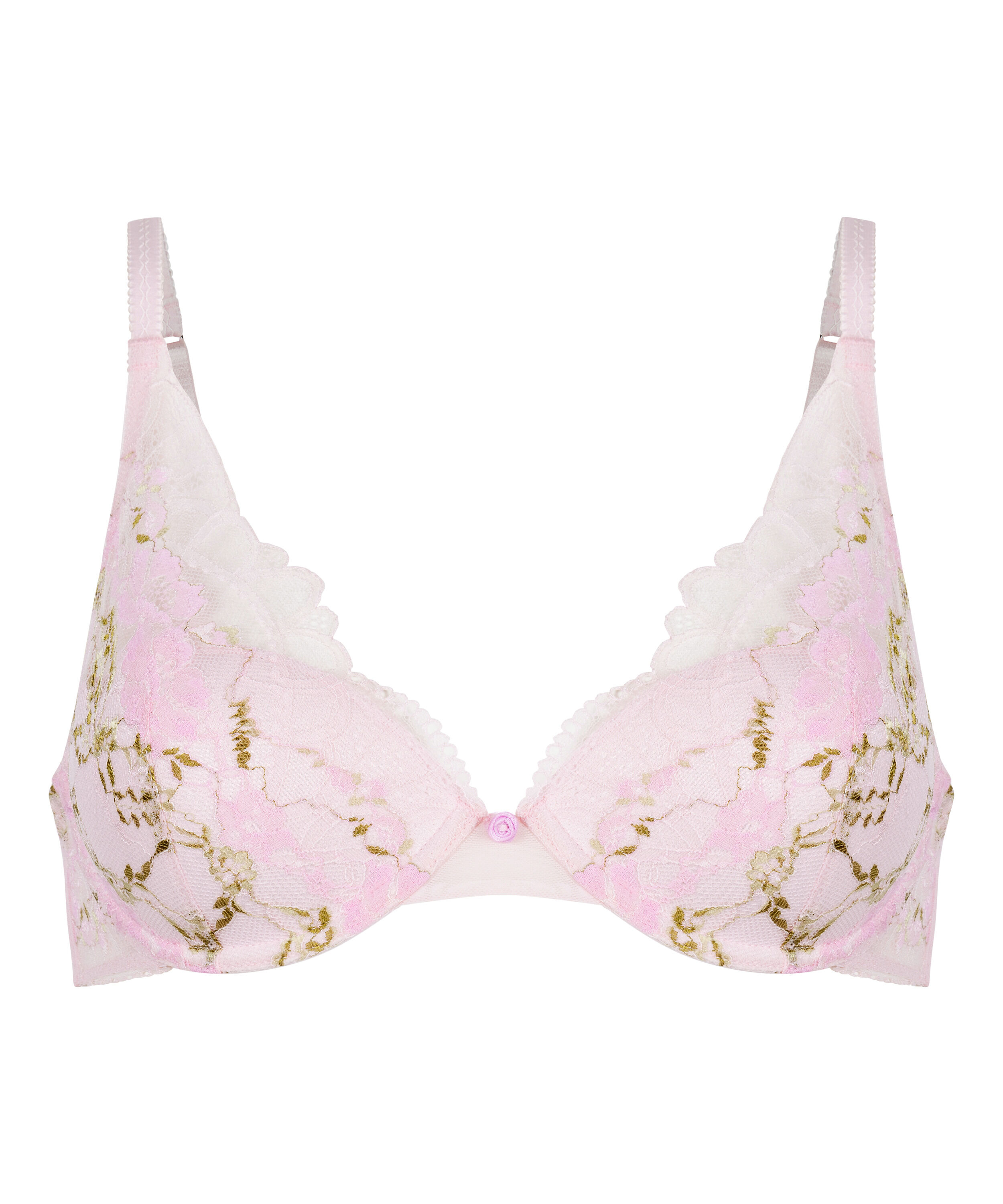 Biustonosz Miri z Fiszbinami i Wyści&oacute;łką, R&oacute;żowy