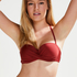 Cali Padded Push-up Underwired Bikini Top Cup A - E Doutzen, Czerwony