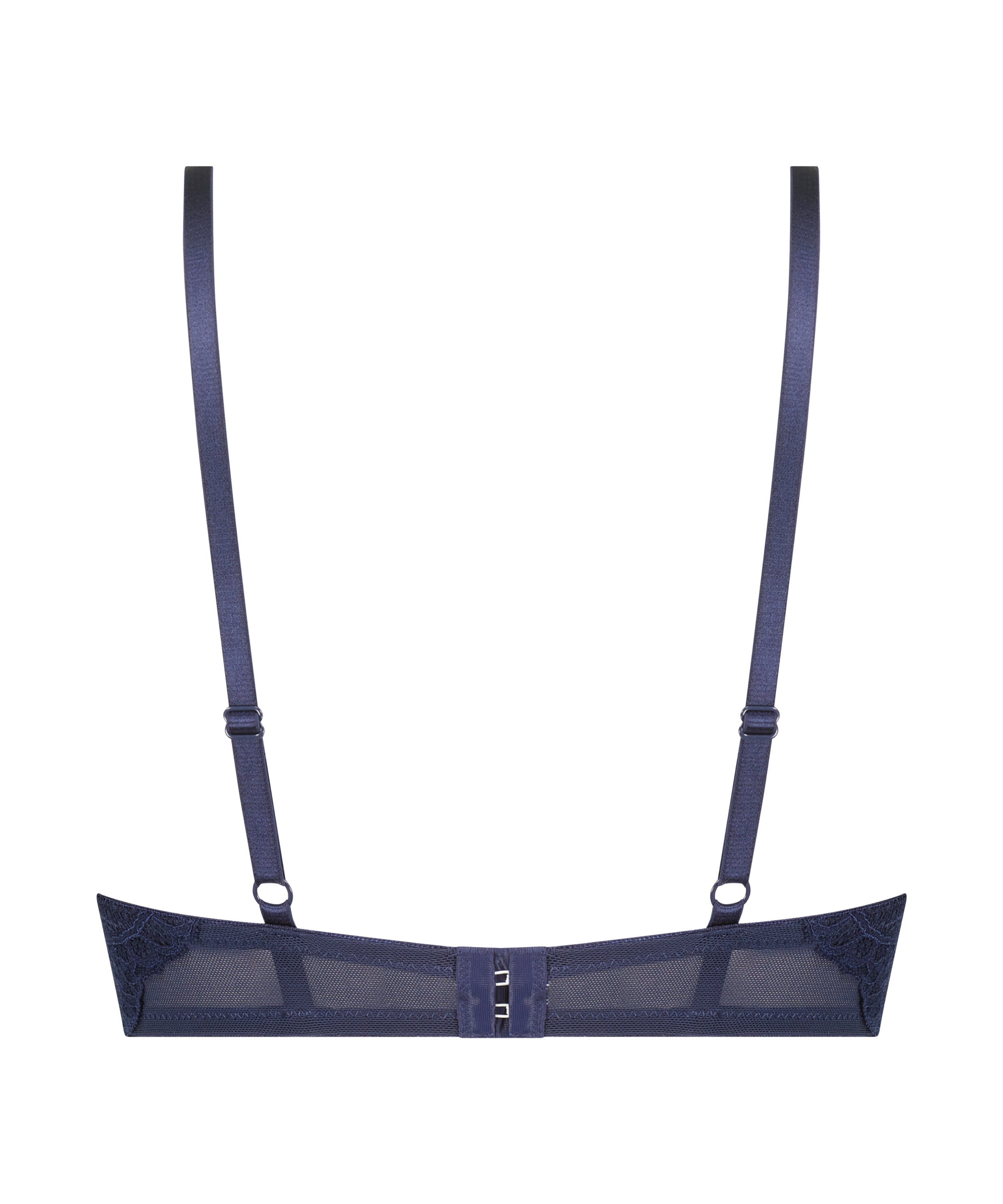 Uformowany biustonosz push up z przedłużonym stanem i fiszbinami Tracey, Niebieski, main