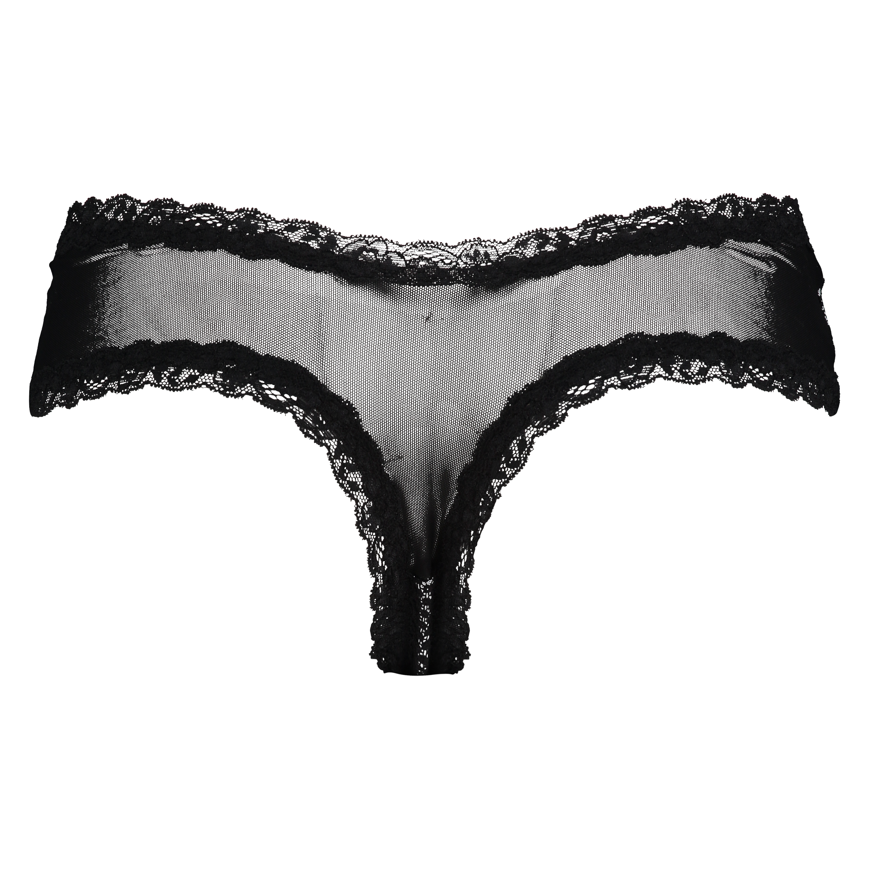 Brazyliany V-shape Mesh, Czarny, main