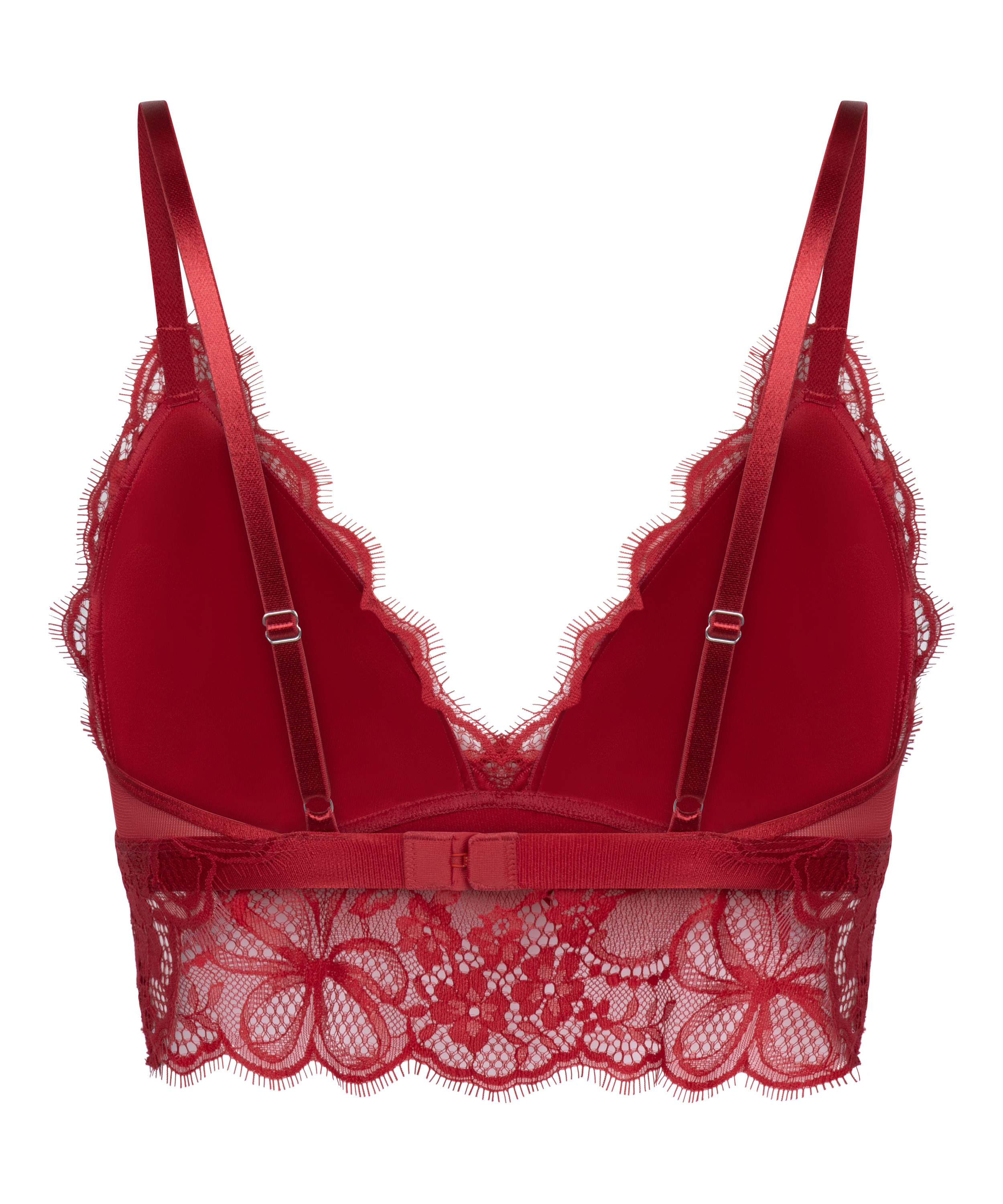 Tr&oacute;jkątny biustonosz bralette Marianna, Czerwony, main