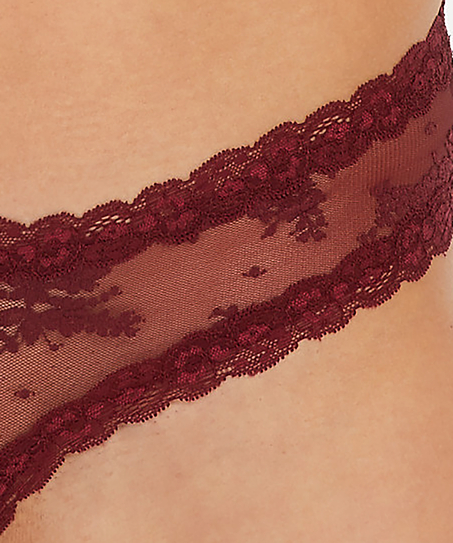 Brazyliany V-shape Mesh, Czerwony