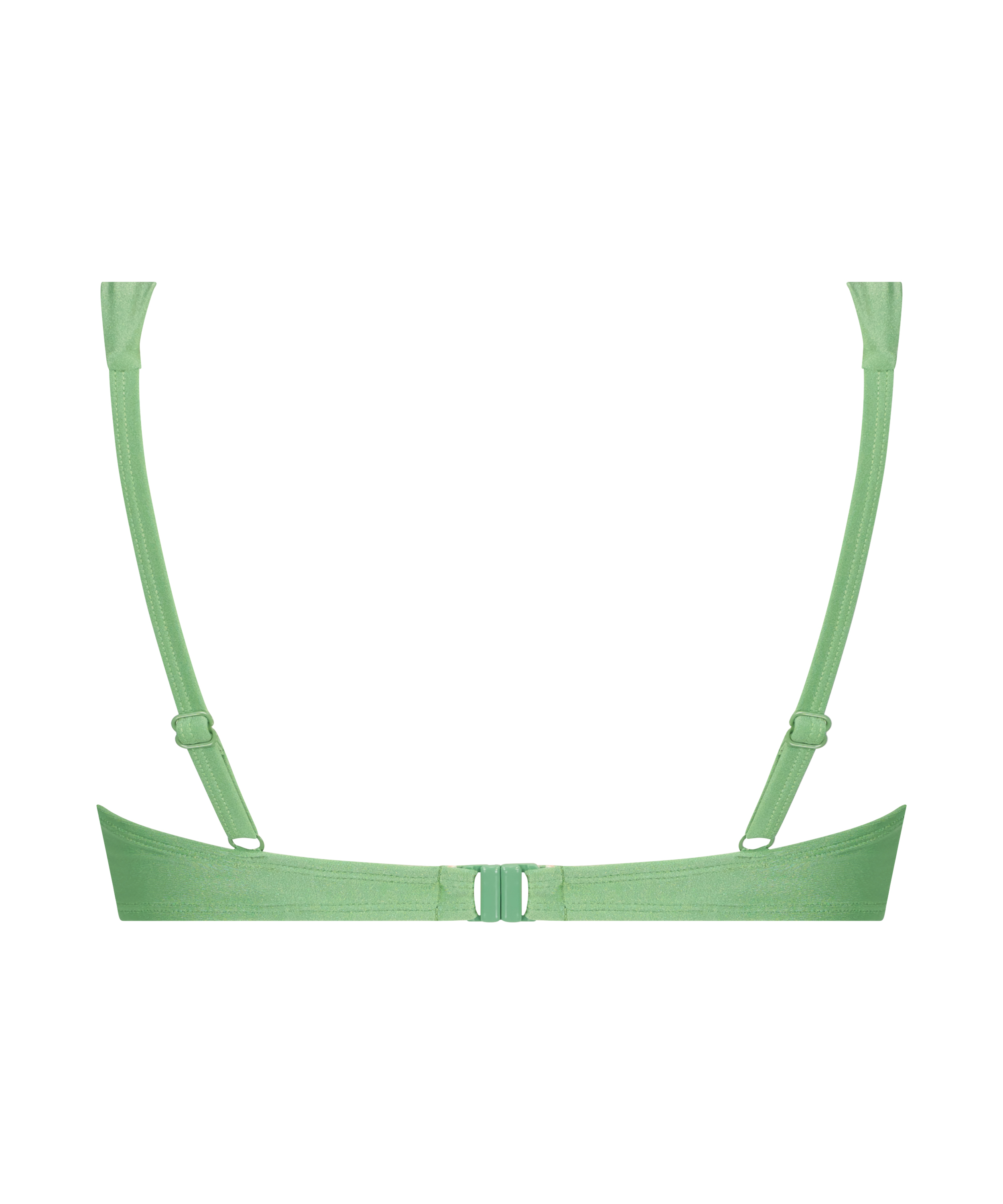 Nieusztywniona góra od bikini z fiszbinami Mauritius, Zielony, main