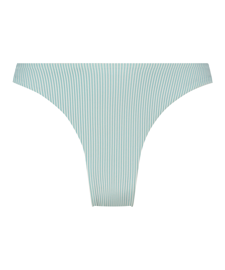 Majtki Bikini Wysoko Krojona Fiji, Niebieski