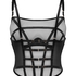 Biustonosz bustier Marie, Czarny