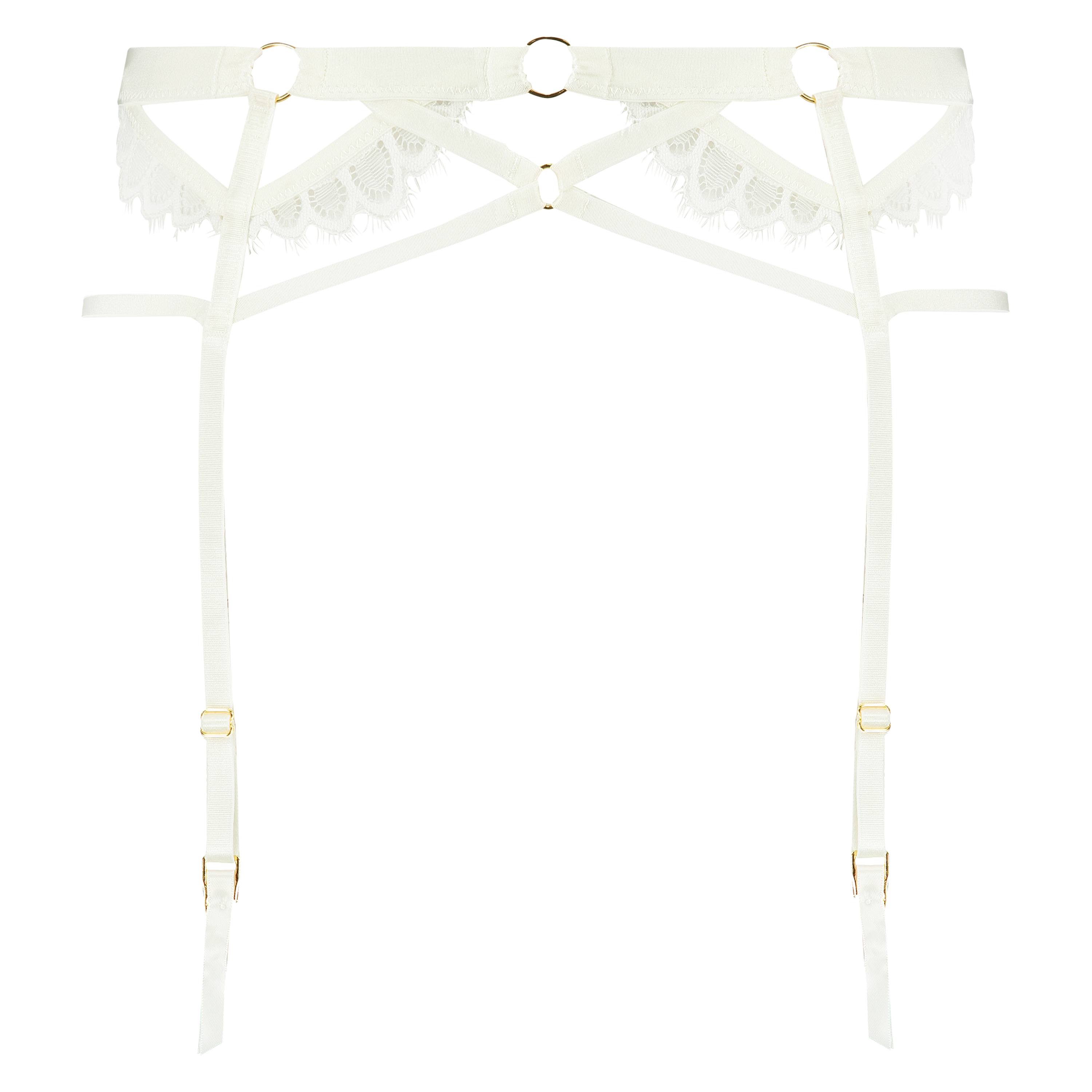 Podwiązki Private Jacky, Biały, main