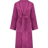 Długi szlafrok z polaru, R&oacute;żowy
