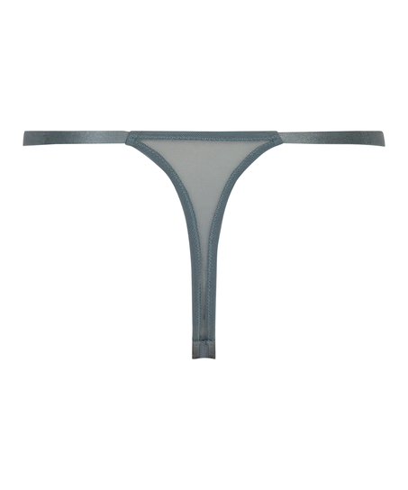 Wysoko wycięte stringi Corby, Niebieski