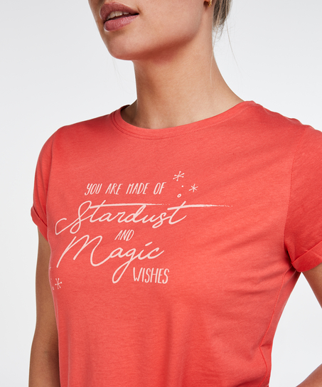 Short Pyjama Set, Czerwony