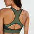 HKMX The Classic Level 1 Sports Bra, Zielony