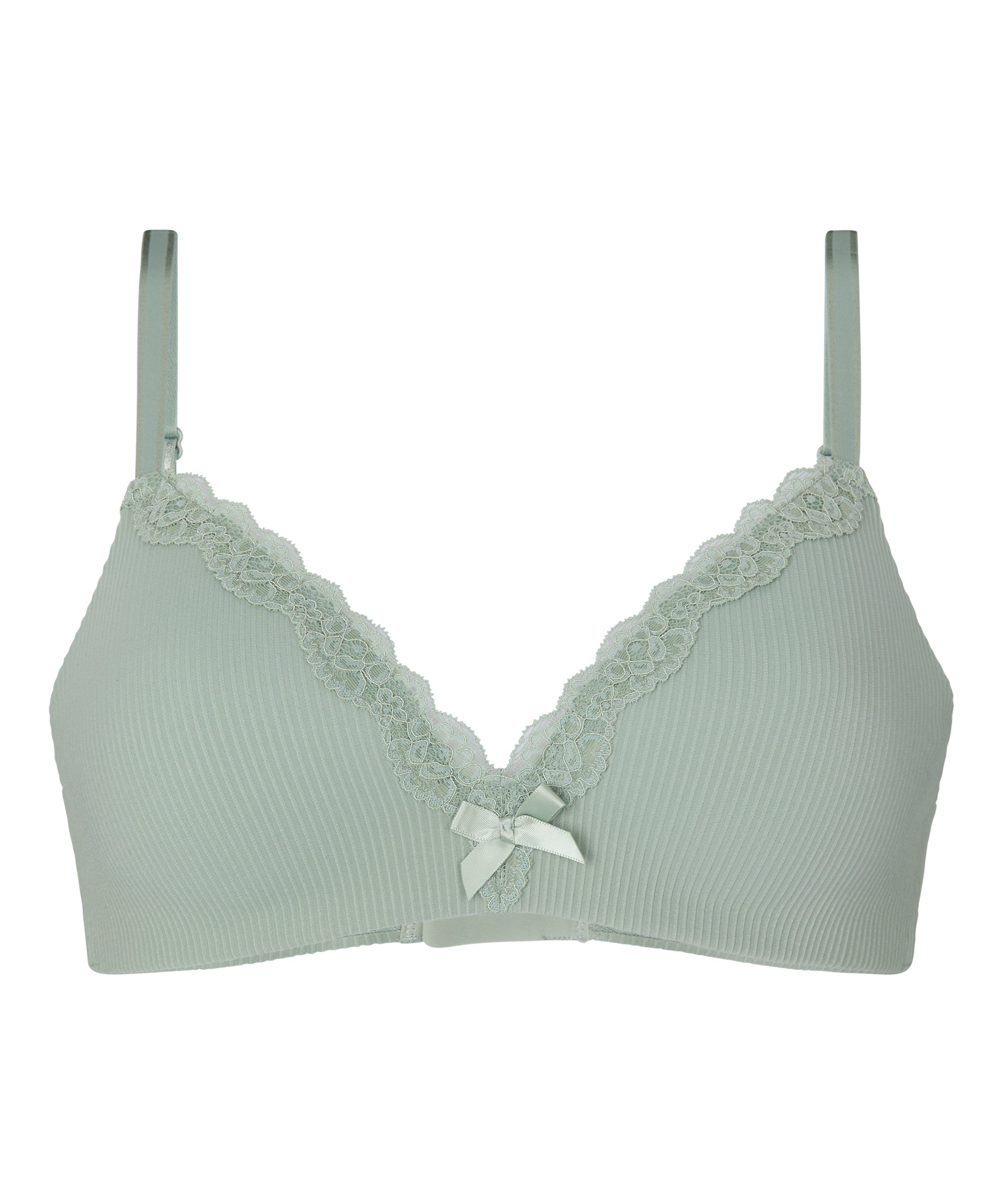 Biustonosz usztywniany bez fiszbin Lola, Zielony, main