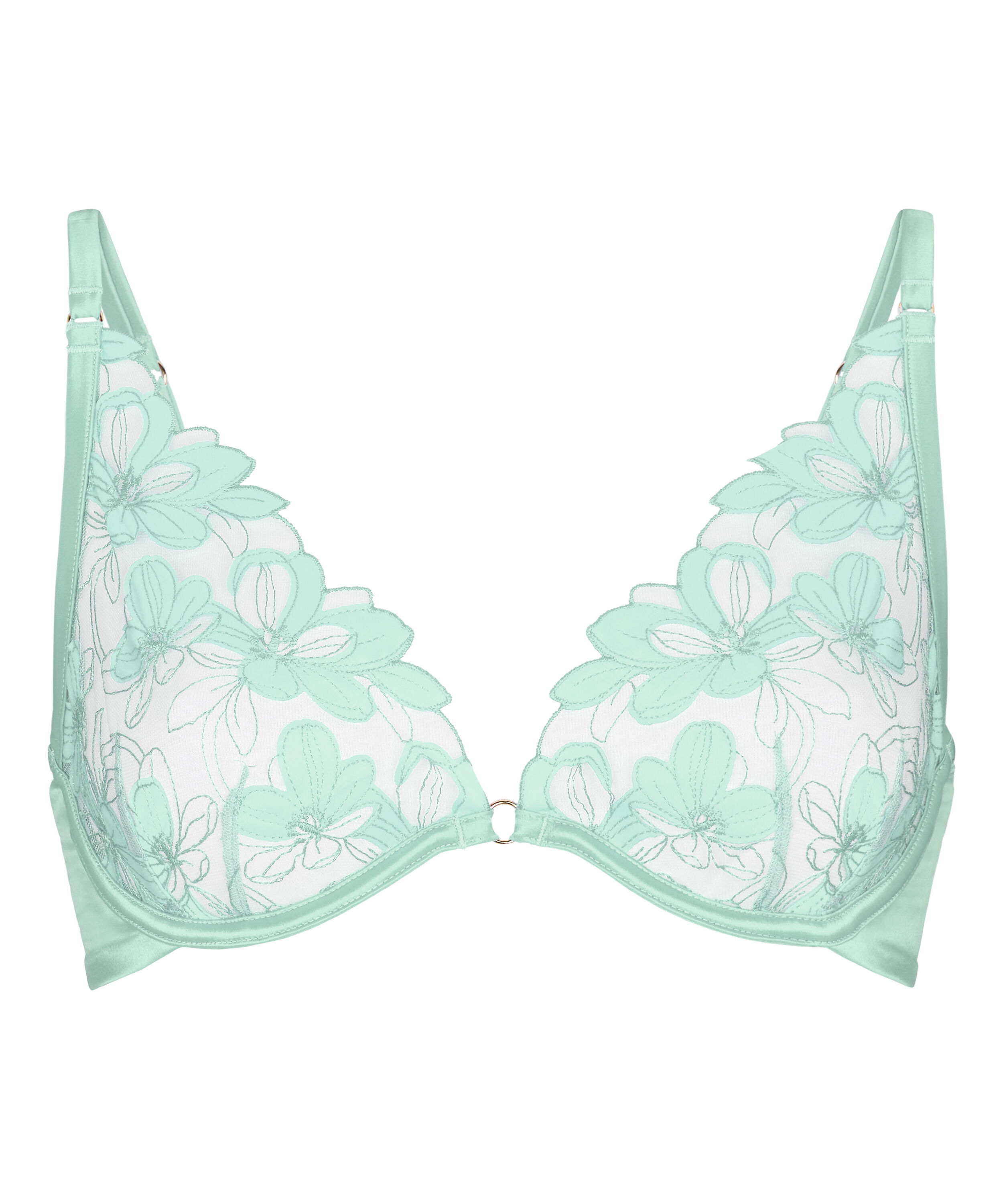 Stringi High Waisted Highleg Beatrice, Zielony