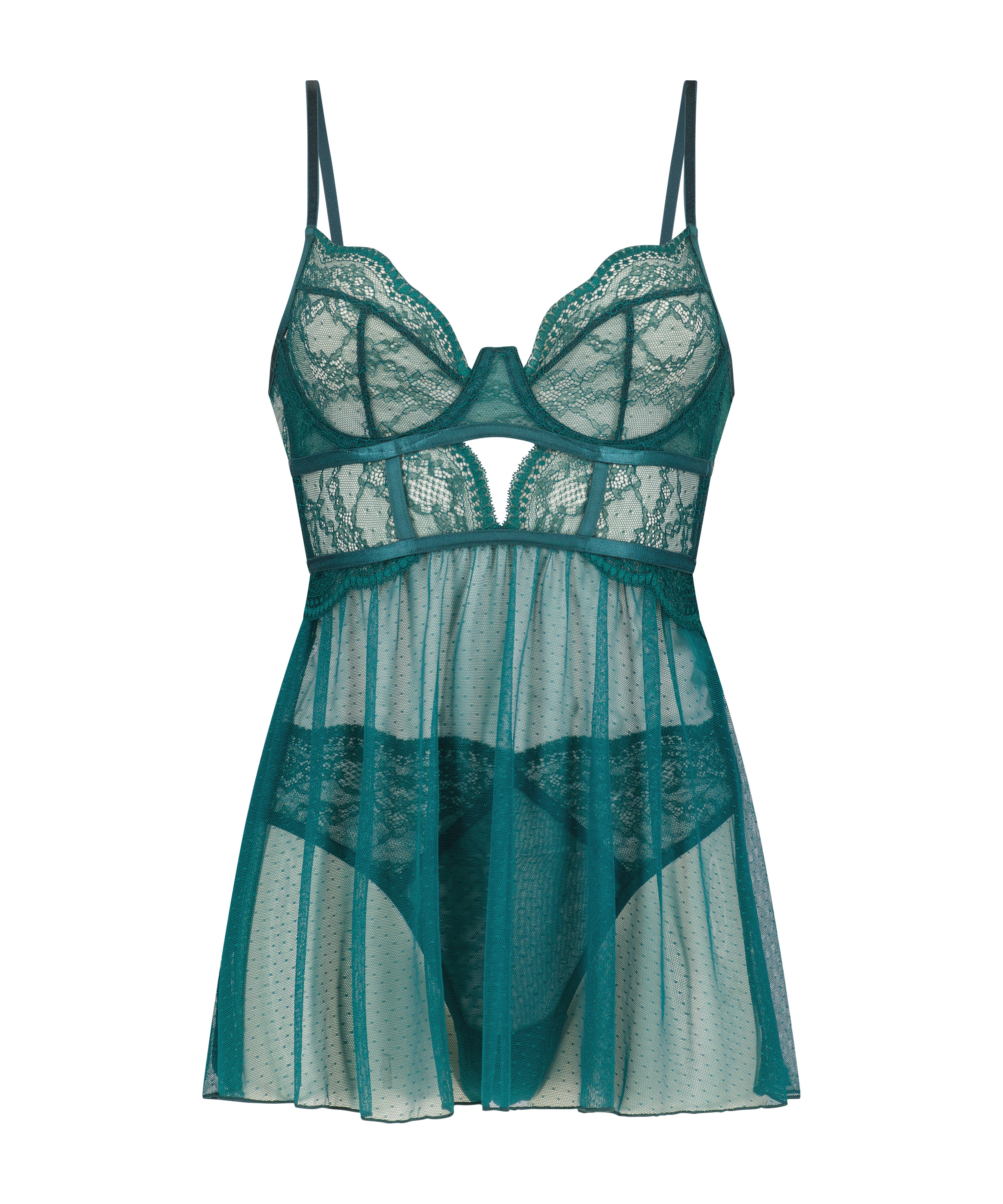 Babydoll Isabelle, Zielony, main