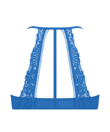 Usztywniony biustonosz push-up z fiszbinami Milaan, Niebieski