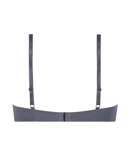 Biustonosz usztywniany z fiszbinami Plunge, Szary