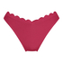 Majtki Bikini Wysoko Krojona Scallop, R&oacute;żowy