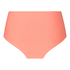 Wysokie Modelujące Majtki Bikini Luxe, Pomarańczowy