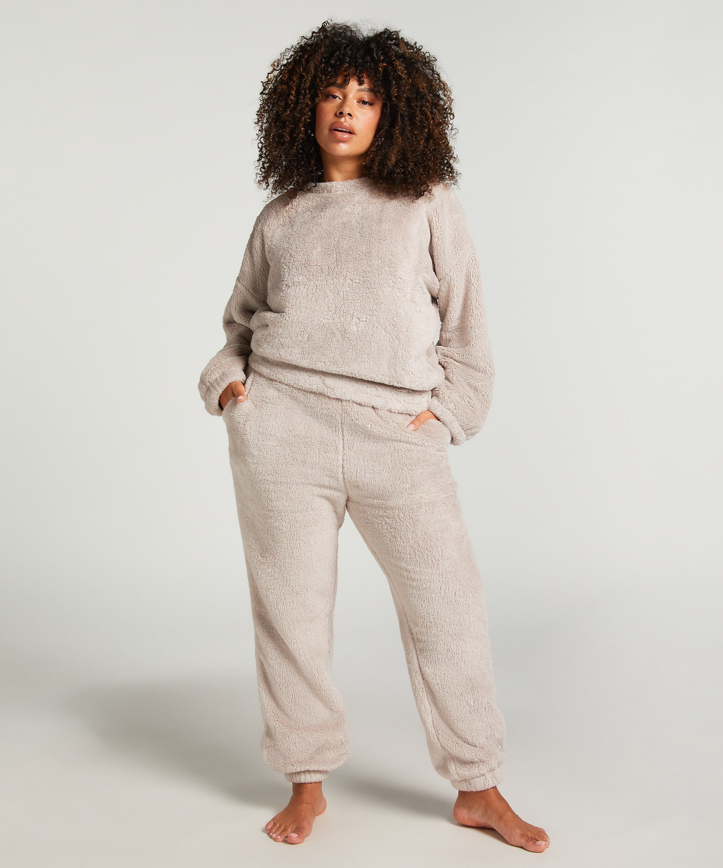Top Snuggle Fleece, Szary