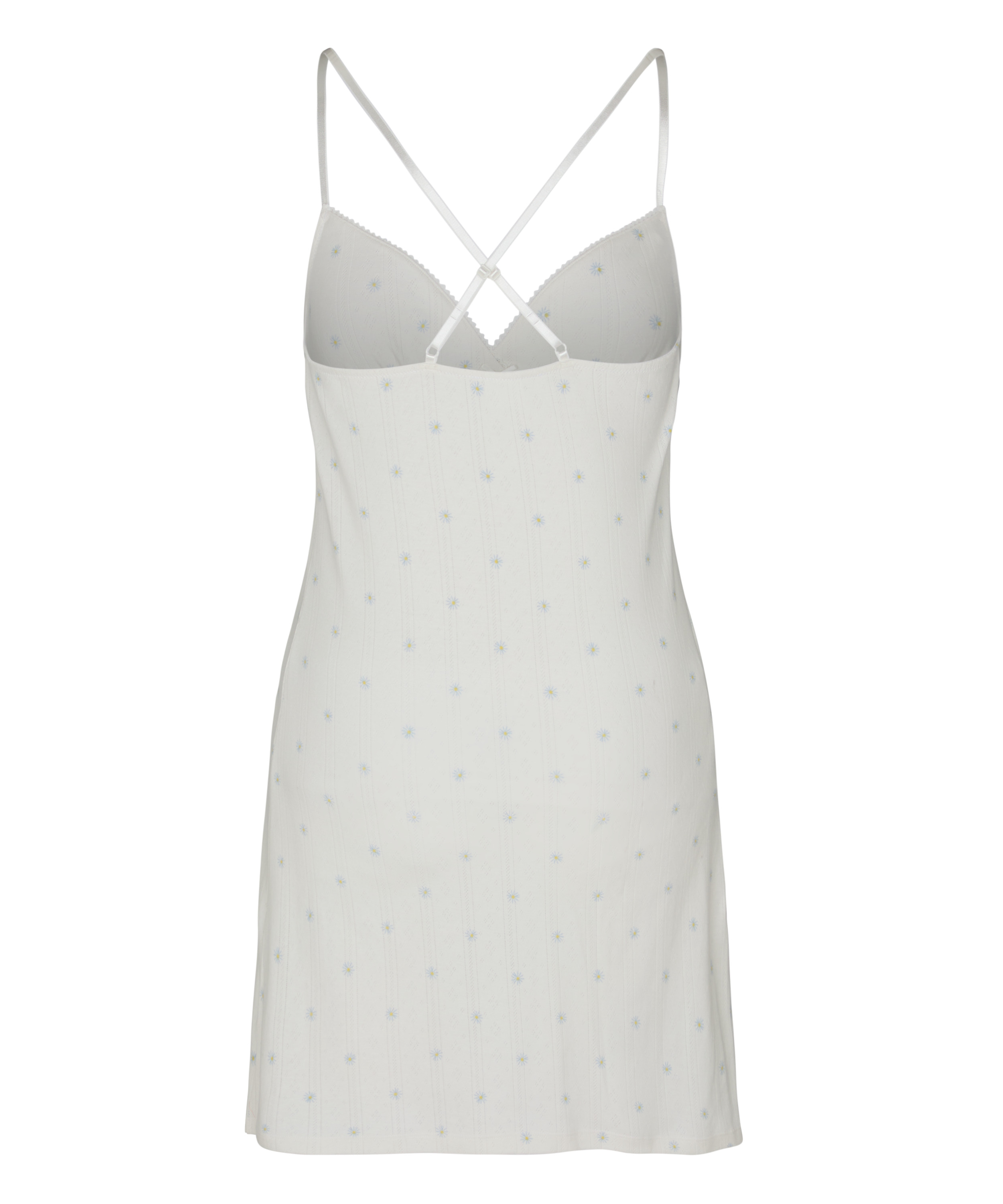 Halka Pointelle, Biały, main