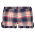 Checked Twill Shorts, Niebieski