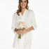 Satin Kimono Bridal, Biały