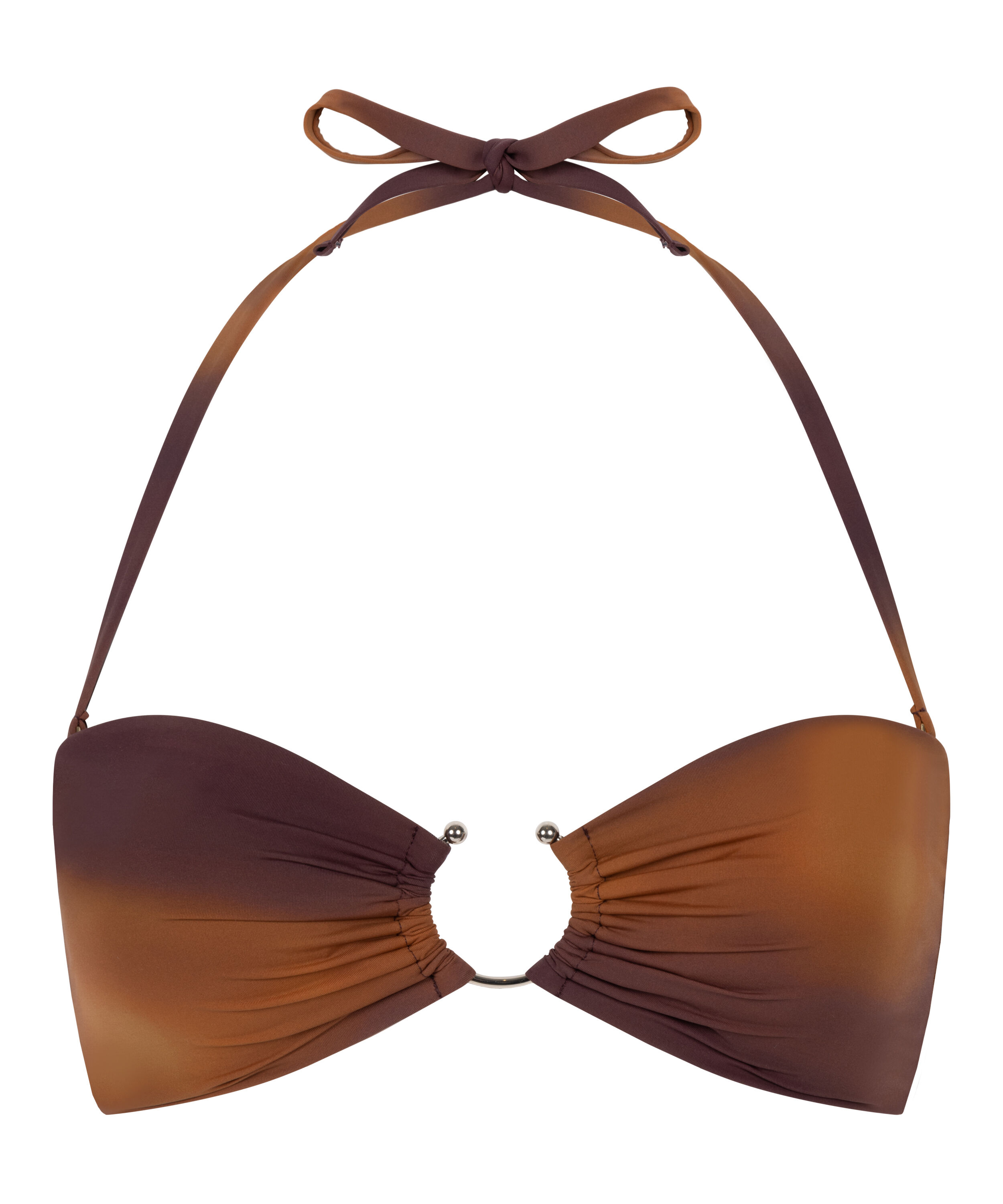 G&oacute;ra od bikini bandeau Janiero, Fioletowy