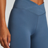 Legginsy z wysokim stanem, Niebieski