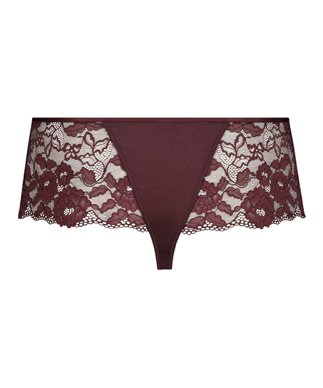 Bokserki stringi Curvy Jolie, Czerwony