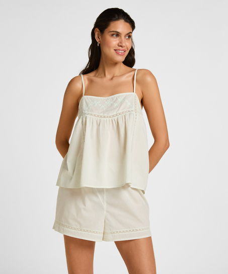 Koszulka Piżamowa Cami, Zielony