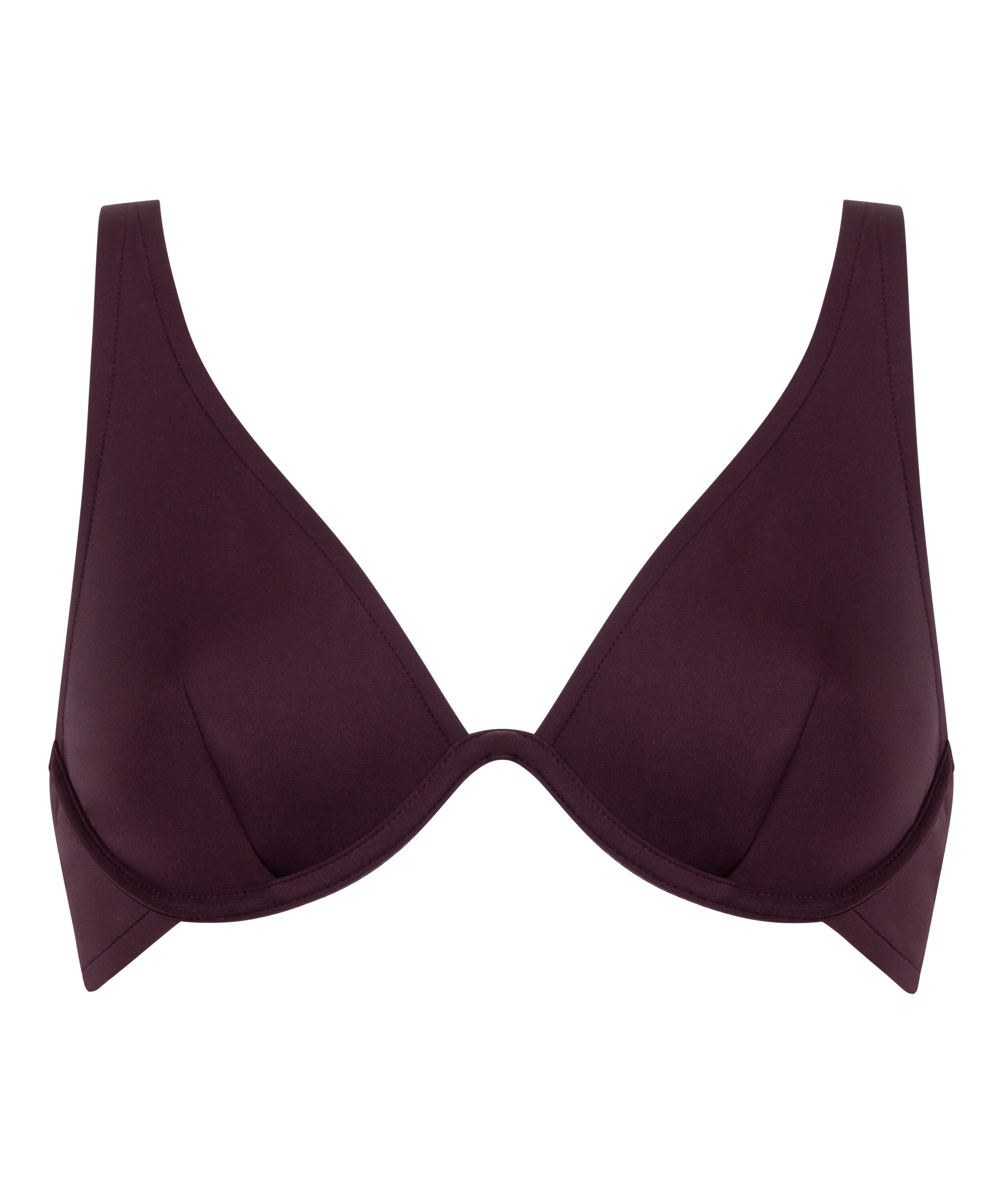 Neoprenowy top od bikini, Fioletowy