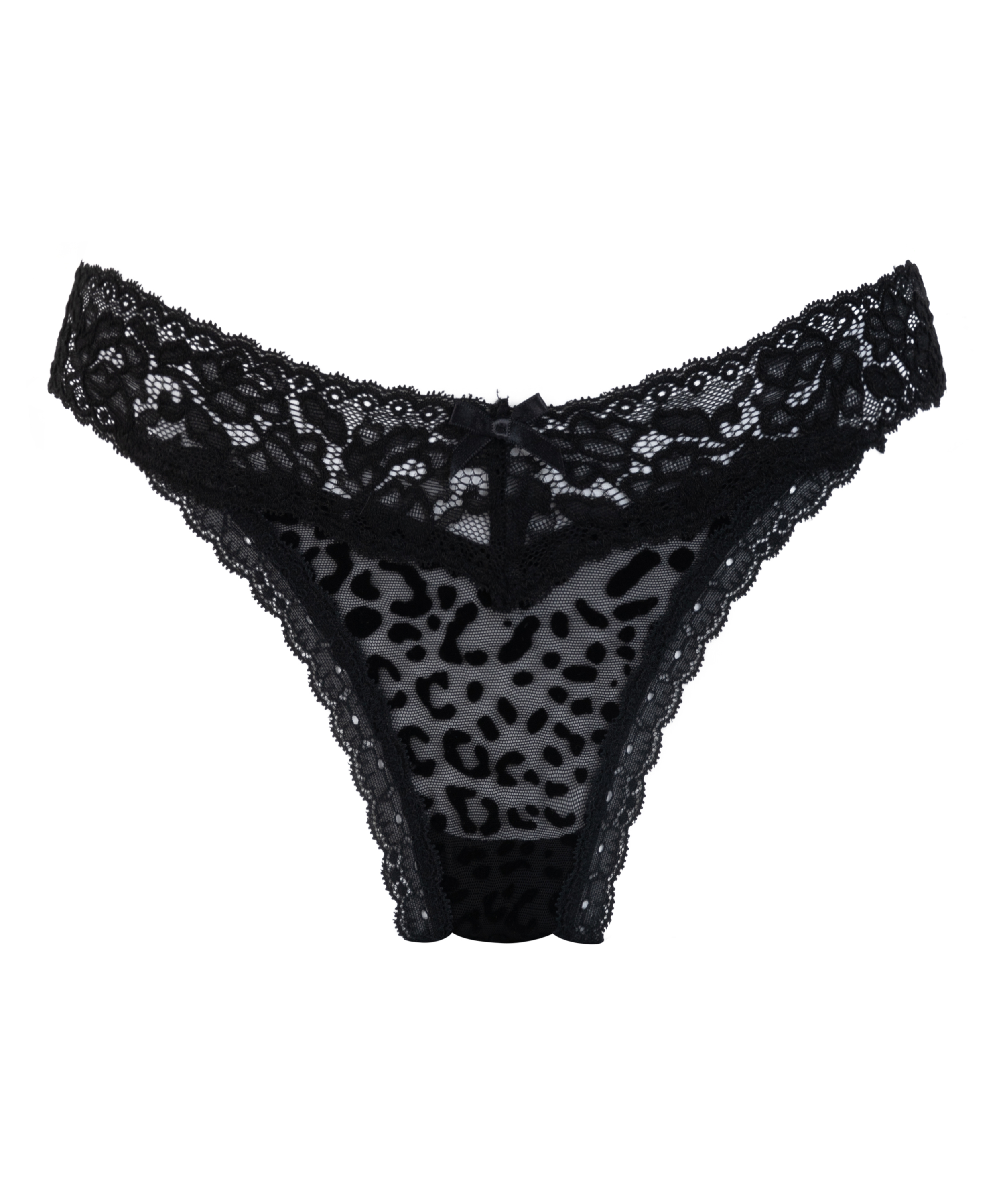 Marina Extra Low Thong, Czarny, main