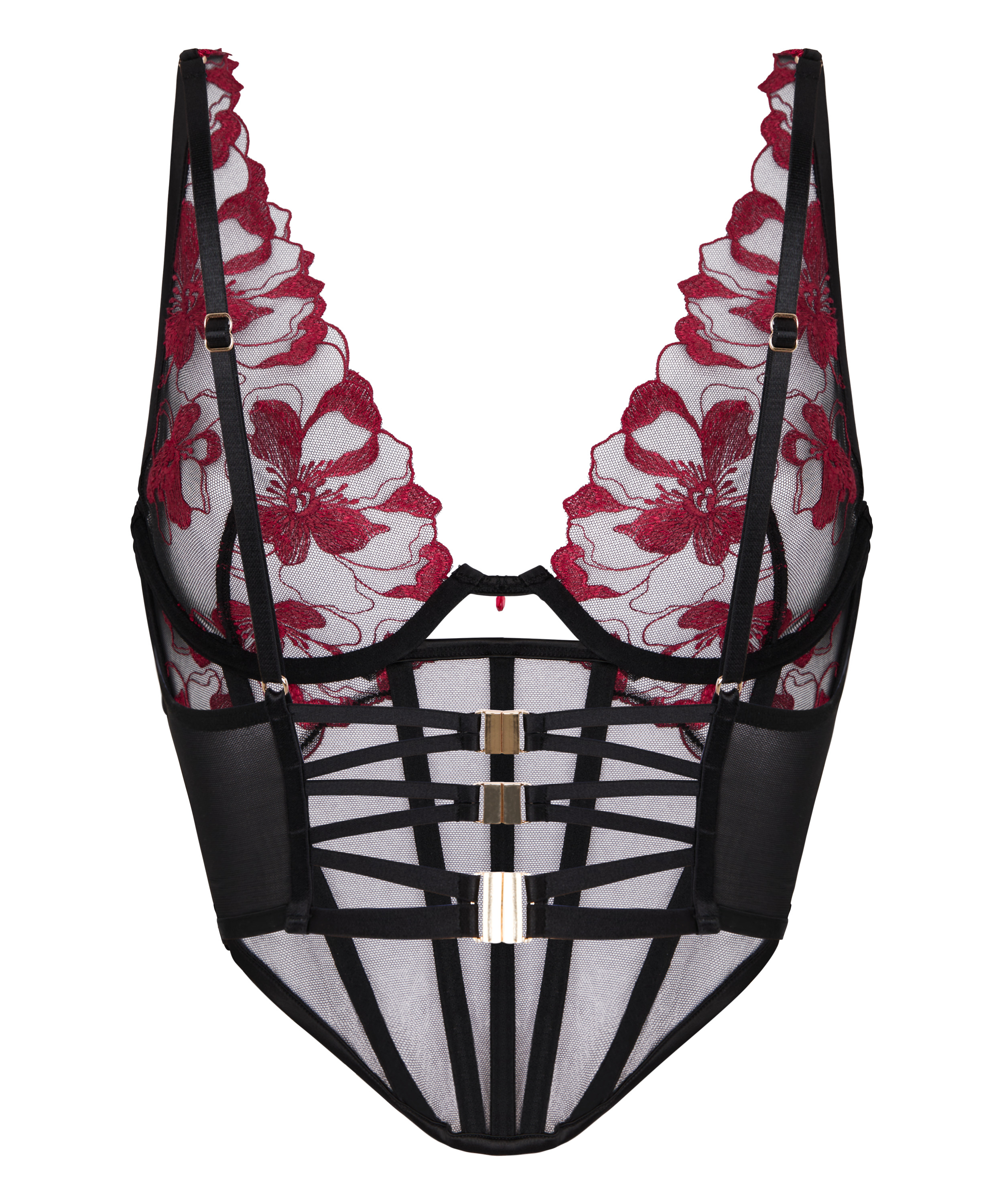 Bustier Dahlia, Czarny, main