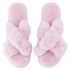 Fake Fur Sliders, Fioletowy