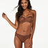 Angie Padded Strapless Underwired Bra, Brązowy