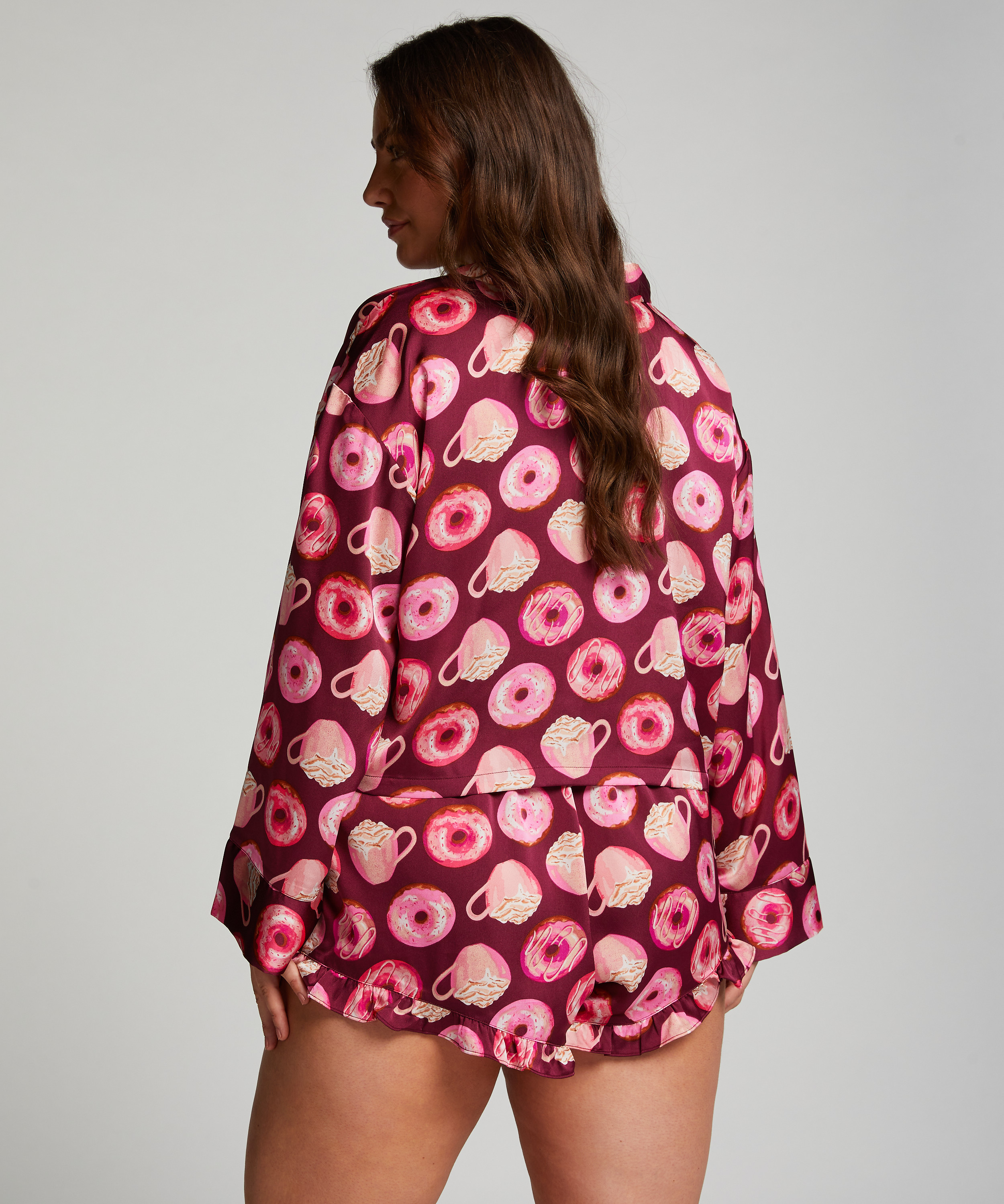 Satin Shorts, Fioletowy, main