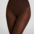 Tight Light Knit Cashmere Blend, Brązowy