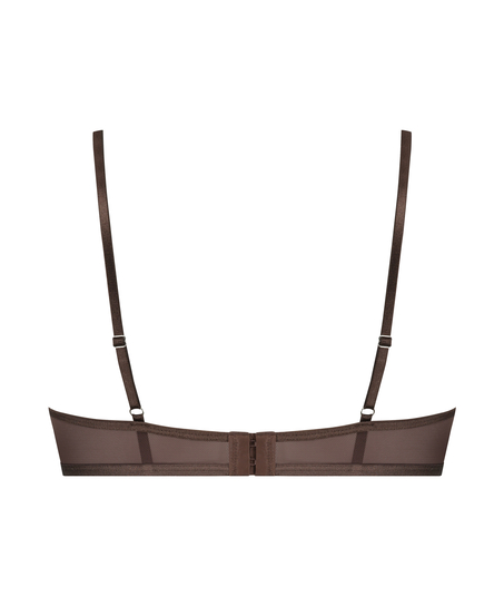 Biustonosz nieusztywniany z fiszbinami Isabelle, Brązowy