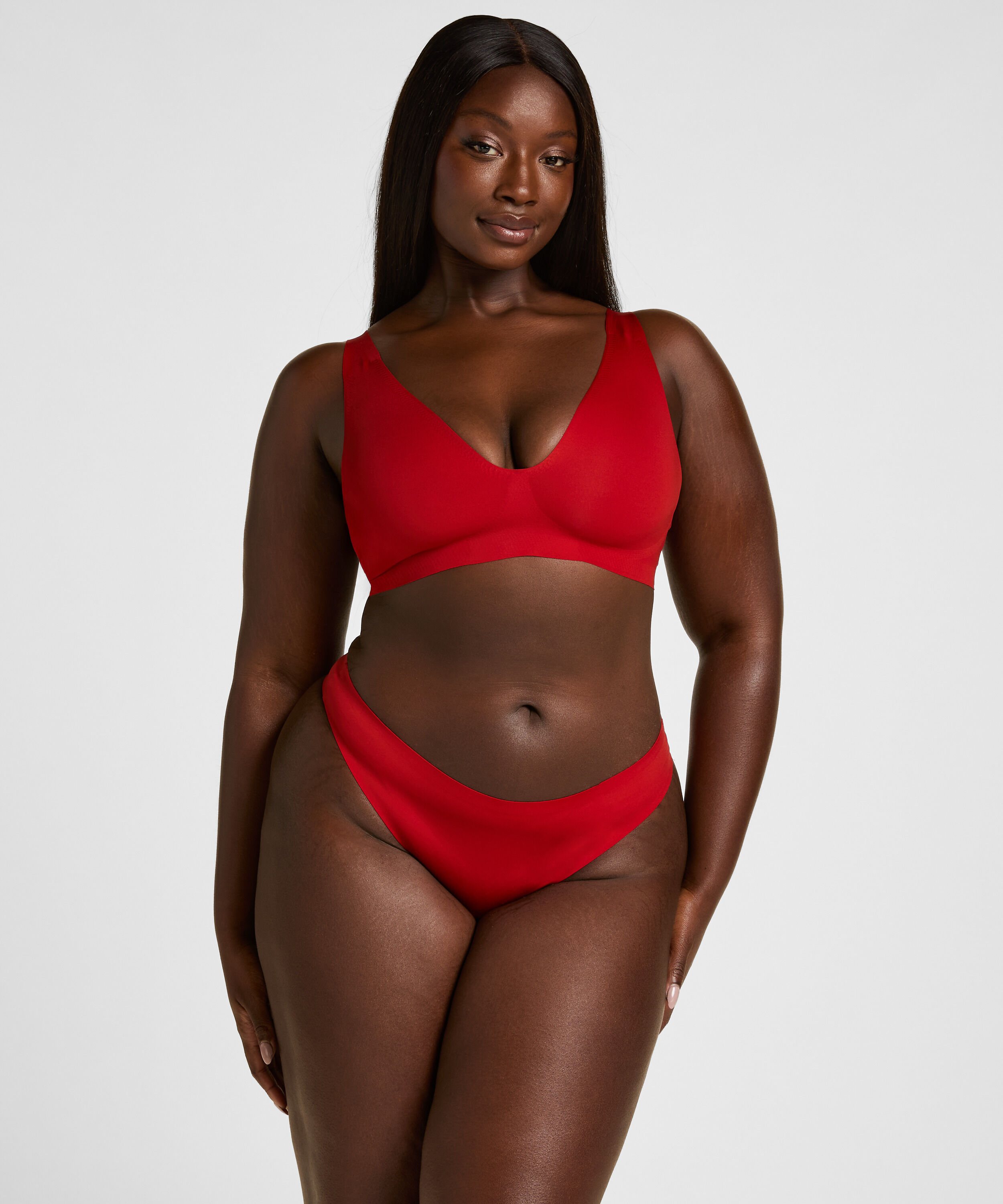 Super Comfort Stringi, Czerwony