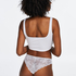 Brazyliany Lace Back, Biały