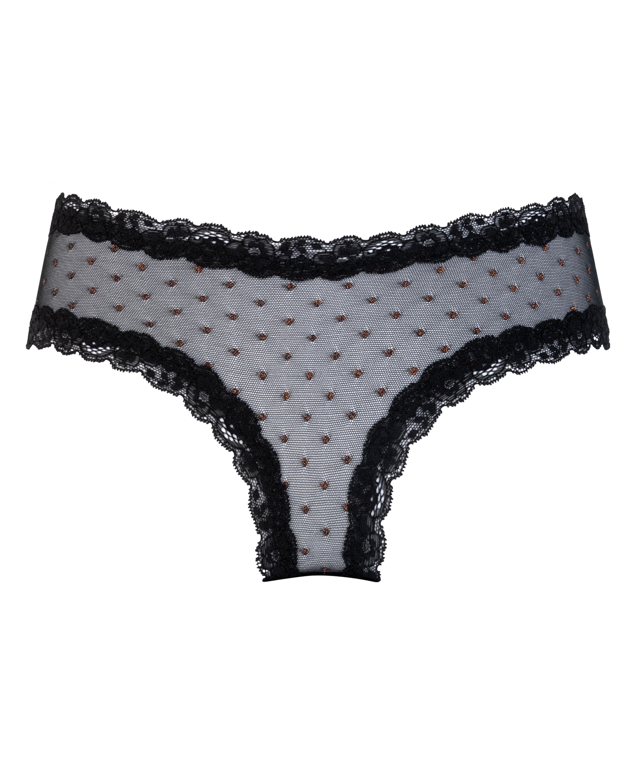 Brazyliany V-shape Mesh, Czarny, main